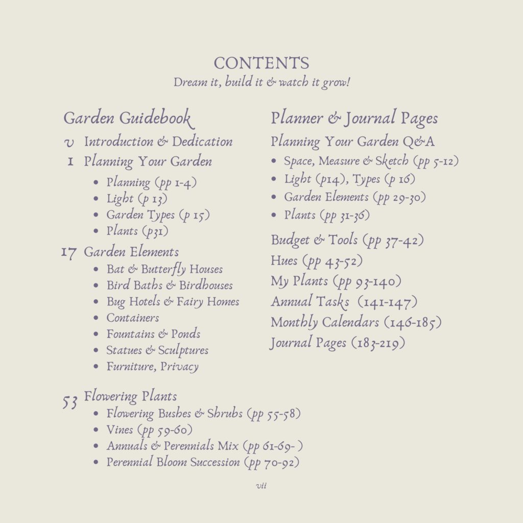 A Garden Planner by Mindful Soul Center: Gardening is self-care!