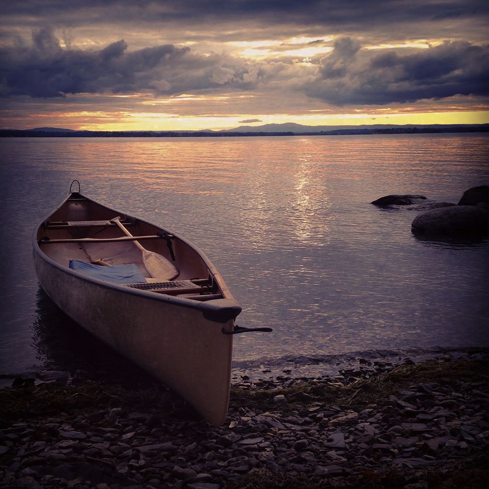Boat on the shore Long Island by Jennifer Murray