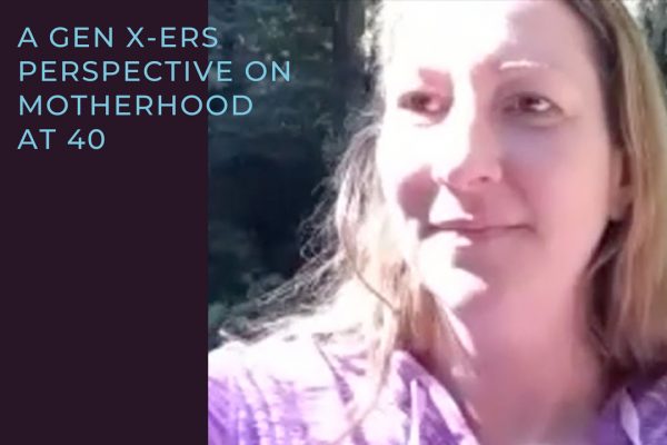The Conversations Podcast Episode 2 a conversation on motherhood, one Gen-X mom's perspective on motherhood at 40 - Chrissy Miller, PhD
